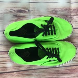 Lime green Vans